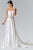 Elizabeth K Bridal - GL2201 Strapless Jewel Embellished Bridal Dress Special Occasion Dress XS / White