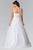 Elizabeth K Bridal - GL2202 Embroidered Ruched Bridal Dress Special Occasion Dress