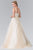 Elizabeth K Bridal - GL2202 Embroidered Ruched Bridal Dress Special Occasion Dress