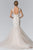 Elizabeth K Bridal - GL2367 Beaded Lace Sweetheart Organza Mermaid Wedding Gown Wedding Dresses