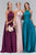 Elizabeth K - GL1013 Beaded Halter Empire Charmeuse Long Dress Bridesmaid Dresses XS / D/Rose