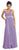 Elizabeth K - GL1015 One Shoulder Bejeweled Empire Long Dress Special Occasion Dress XS / Lilac