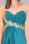 Elizabeth K - GL1030 Jeweled Ruched Sweetheart Chiffon Dress Special Occasion Dress