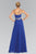 Elizabeth K - GL1030 Jeweled Ruched Sweetheart Chiffon Dress Special Occasion Dress XS / Royal Blue