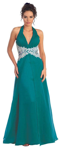 short chiffon formal dress Eye-catching Short Halter Chiffon Formal Dress Discount Orange Bridesmaid  Dress(BM8529) – DaisyFormals-Bridesmaid and Formal Dresses in 59+ Colors main image 1