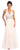Elizabeth K - GL1046 Embellished Ruched Halter Neck Chiffon Dress Evening Dresses XS / White