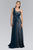 Elizabeth K - GL1049 Sequined One Shoulder Strap Sweetheart Dress Bridesmaid Dresses XS / Teal