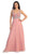 Elizabeth K - GL1073 Adorned V-Neck Illusion A-Line Gown Special Occasion Dress XS / Dusty Rose