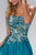 Elizabeth K - GL1085 Embellished Sweetheart Chiffon A-line Dress Prom Dresses