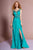 Elizabeth K - GL1088 Bejeweled Cap Sleeve Illusion Bateau Dress Special Occasion Dress