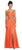 Elizabeth K - GL1088 Bejeweled Cap Sleeve Illusion Bateau Dress Special Occasion Dress XS / Orange