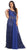 Elizabeth K - GL1095 Embellished Asymmetrical Neck Trumpet Dress Special Occasion Dress XS / Royal Blue