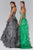 Elizabeth K - GL1098 Bedazzled Sweetheart Organza High-Low Dress Special Occasion Dress