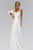 Elizabeth K - GL1125 Strapless Ruched Sweetheart Chiffon Dress Bridesmaid Dresses XS / Ivory