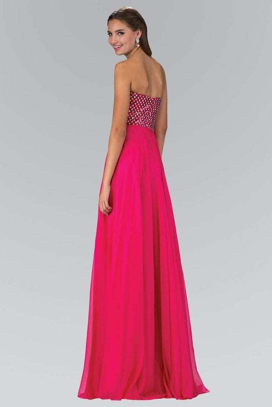 Elizabeth K - GL1146 Jewel Accented Sweetheart Gown
