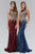 Elizabeth K - GL1319 Embellished Illusion Bateau Neck Gown Special Occasion Dress