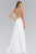 Elizabeth K - GL1329 Gilt Beaded Illusion A-Line Gown Special Occasion Dress