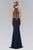Elizabeth K - GL1357 Embellished High Neck Long Gown Special Occasion Dress