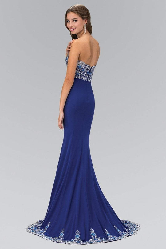 Elizabeth K - GL1367 Beaded Sweetheart Mermaid Gown
