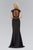 Elizabeth K - GL1421 Laced High Neck Gown Special Occasion Dress