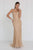 Elizabeth K - GL1543 Rhinestone Accented Sweetheart Sheath Dress Special Occasion Dress XS / Gold