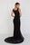 Elizabeth K - GL1544 Beaded Lace Illusion Scoop Sheath Dress Special Occasion Dress