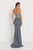 Elizabeth K - GL1548 Beaded Halter Tulle Sheath Dress Special Occasion Dress