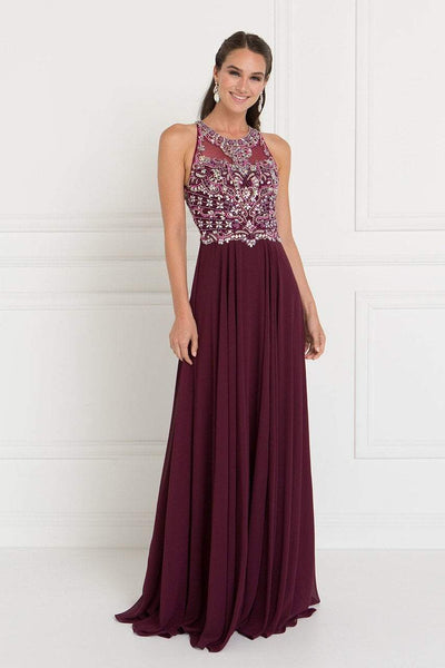 sparkly burgundy bridesmaid dresses Athena Spaghetti Straps Sequins Bridesmaid Dress main image 0