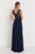 Elizabeth K - GL1566 Beaded Square Neck Chiffon A-line Dress Special Occasion Dress