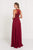 Elizabeth K - GL1570 Embroidered Illusion Halter Chiffon A-line Dress Bridesmaid Dresses