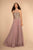 Elizabeth K - GL1571 Gold Embroidered Sweetheart Chiffon A-line Dress Bridesmaid Dresses XS / Mauve