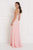 Elizabeth K - GL1572 Embellished Illusion Jewel Chiffon A-line Dress Bridesmaid Dresses