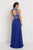 Elizabeth K - GL1572 Embellished Illusion Jewel Chiffon A-line Dress Bridesmaid Dresses