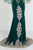 Elizabeth K - GL1595 Embroidered Bateau Jersey Trumpet Dress Special Occasion Dress
