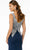 Elizabeth K - GL1839 Appliqued Bodice High Slit Long Dress Prom Dresses