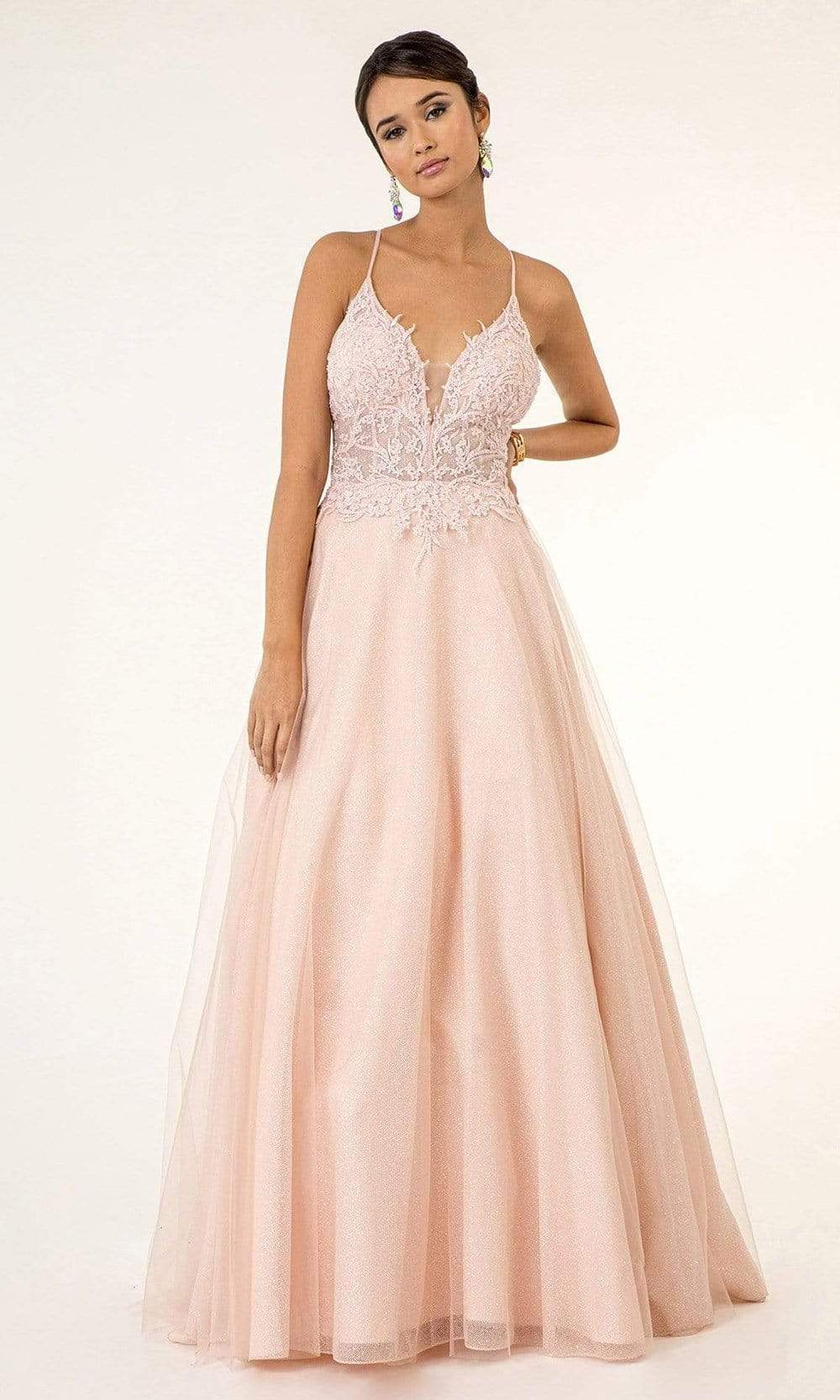 Elizabeth K GL1917 Prom Dress - Blush | NewYorkDress Elizabeth K GL1917 Prom Dress - Blush | NewYorkDress