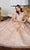 Elizabeth K - GL1926 Glitter Off Shoulder Ballgown Quinceanera Dresses