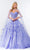 Elizabeth K - GL1939 Bejeweled Applique Ballgown Special Occasion Dresses XS / Lilac