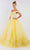 Elizabeth K - GL1958 Floral Applique Off Shoulder Ballgown Special Occasion Dresses