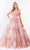 Elizabeth K - GL1962 Blossom Ornate Off Shoulder Ballgown Special Occasion Dresses XS / Blush