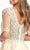 Elizabeth K GL1982 - Applique-Ornate Quarter Sleeve Evening Dress Special Occasion Dress