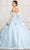 Elizabeth K GL1986 - Sweetheart Neck with Removable Sleeve Long Gown Quinceanera Dresses