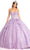 Elizabeth K GL1986 - Sweetheart Neck with Removable Sleeve Long Gown Quinceanera Dresses XS / Lilac