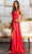 Elizabeth K GL1992 - Plunging Bodice Satin Prom Dress Special Occasion Dress