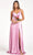 Elizabeth K GL1993 - Spaghetti Strap V-Neck Prom Dress with Slit Special Occasion Dress