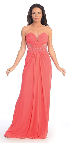 Elizabeth K GL2016 Prom Dress - Coral | NewYorkDress