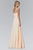 Elizabeth K - GL2021 Asymmetrical Illusion Shirred Gown Bridesmaid Dresses