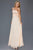 Elizabeth K - GL2021 Asymmetrical Illusion Shirred Gown Bridesmaid Dresses XS / Peach