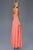 Elizabeth K - GL2023 Crystal Ornate A-Line Gown Special Occasion Dress XS / Coral