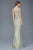 Elizabeth K - GL2053 Radial Beaded Mesh Sheath Gown Special Occasion Dress